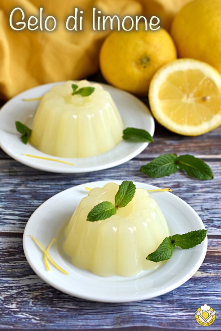 Gelo di Limone Siciliano 🍋 – Il Dolce Estivo Facile, Fresco e Digestivo in 3 Ingredienti!
