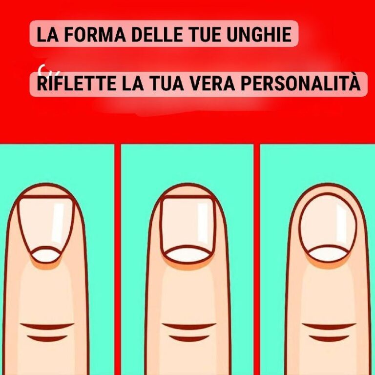 La forma delle nostre unghie rivela il nostro stato d'animo e la nostra personalità.