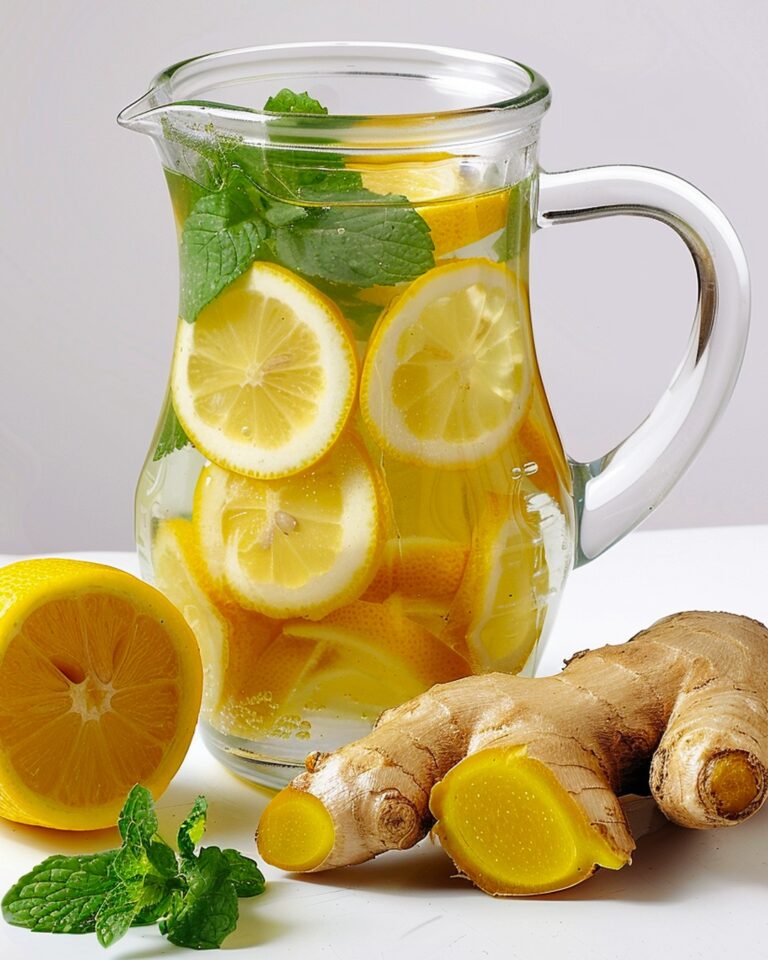 Acqua Detox alla Menta e Zenzero: Il Segreto Naturale per Sentirti Leggera e Purificata"