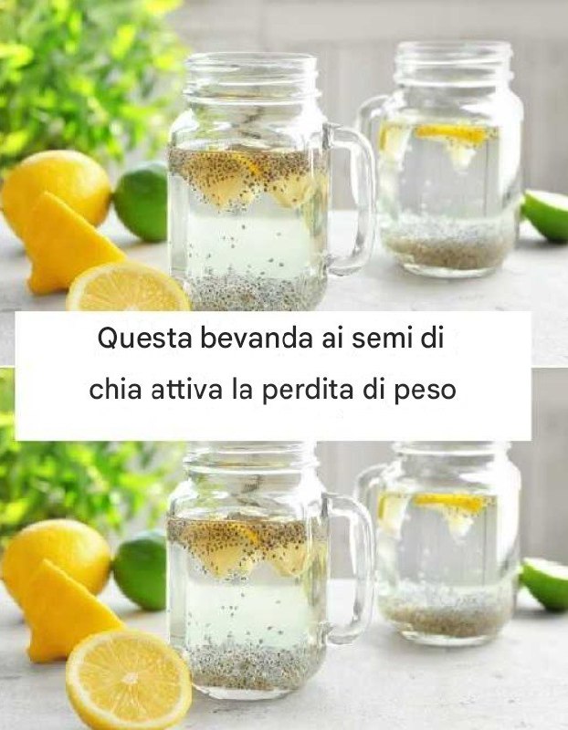 Bevanda Detox ai Semi di Chia: Il Segreto Naturale per una Pancia Piatta