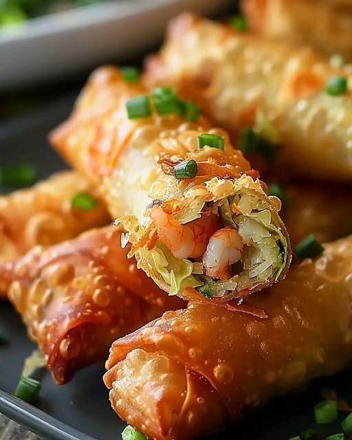 Involtini Primavera ai Gamberi e Cavolo: Croccantezza e Gusto d’Oriente in un Solo Boccone
