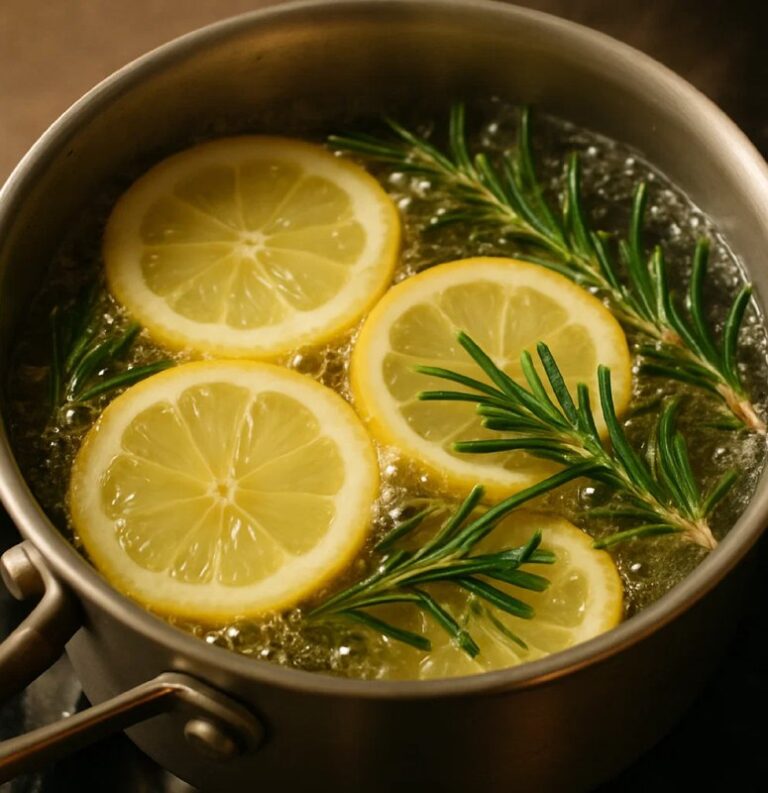 Il Segreto delle Nonne: Limone e Rosmarino Bolliti per un Rimedio Casalingo Potente e Naturale