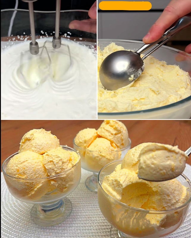 Gelato alla Pesca Fatto in Casa: Freschezza Estiva in Ogni Cucchiaio"