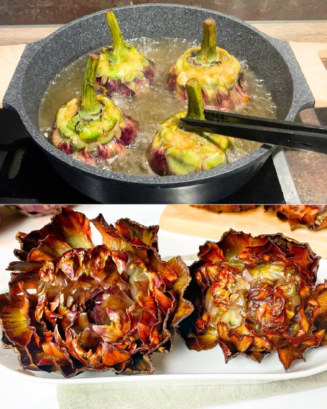 Croccante Delizia Romana: I Segreti Autentici dei Carciofi alla Giudia"