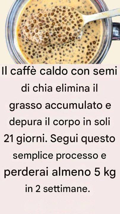 Caffè caldo con chia: il segreto per perdere peso