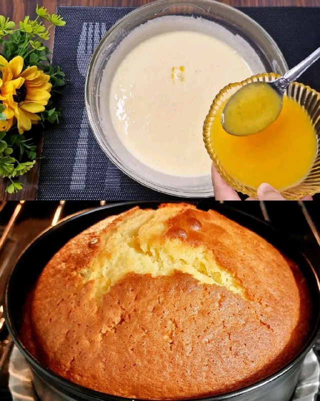 Torta Magica all'Arancia con 12 Cucchiai: Soffice come una Nuvola!"