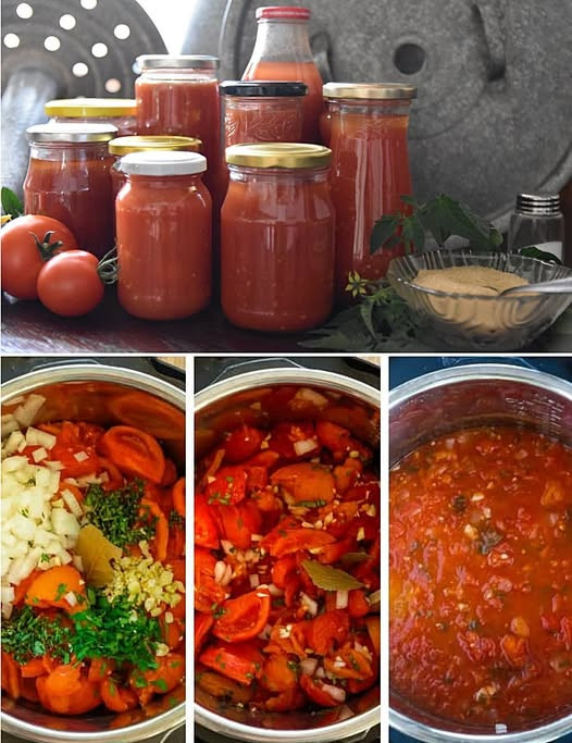 Il sugo di pomodoro fatto in casa è molto più buono di quello comprato al supermercato. Da preparare