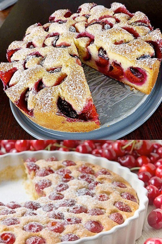 Torta Soffice Yogurt & Ciliegie: Il Dolce Estivo da 5 Minuti che Conquista Tutti”