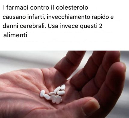 I farmaci contro il colesterolo causano infarti, invecchiamento rapido e danni cerebrali. Usa questi 2 alimenti al loro posto