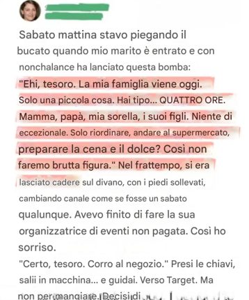 Mio marito mi ha scaricato addosso il compito di ospitare, così gli ho dato una lezione che non dimenticherà