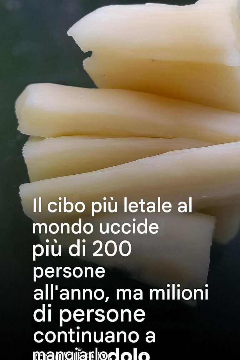 Il cibo più letale al mondo uccide 200 persone all'anno...
