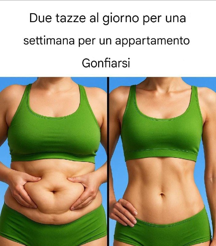 Due tazze al giorno per una settimana per una pancia piatta