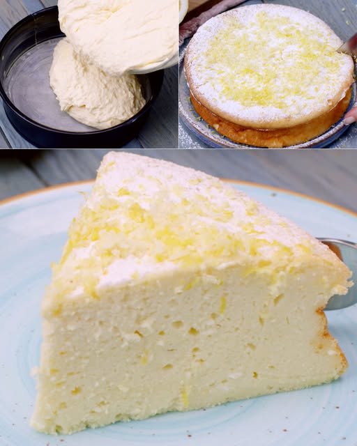 Delizia di Ricotta al Limone: Dolce Morbido Senza Farina, Leggero come una Nuvola