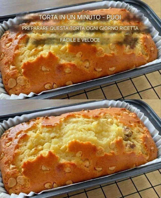 Torta in 5 minuti: la preparerai ogni giorno! Ricetta facile e veloce