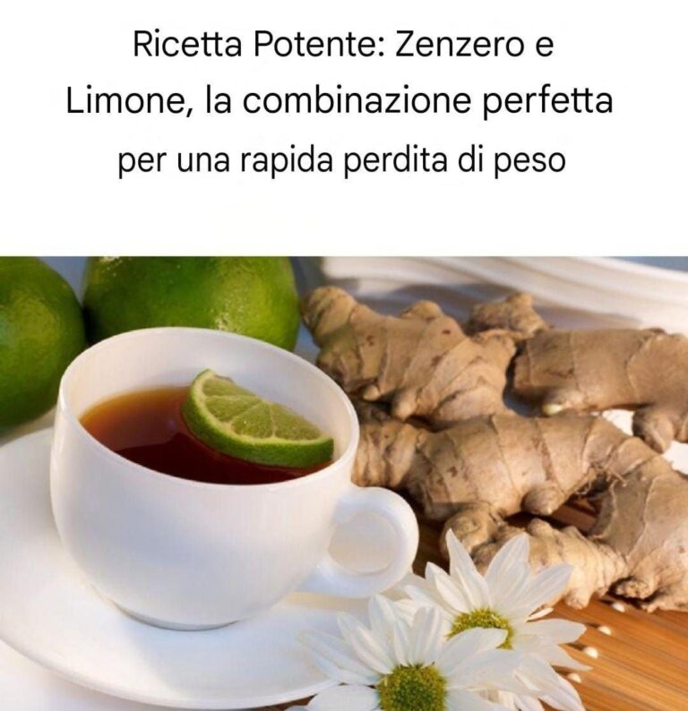Ricetta potente: Zenzero e limone, la combinazione perfetta per perdere peso velocemente