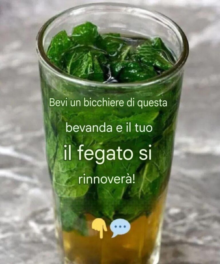 Bevi un bicchiere di questo e il tuo fegato si rinnoverà