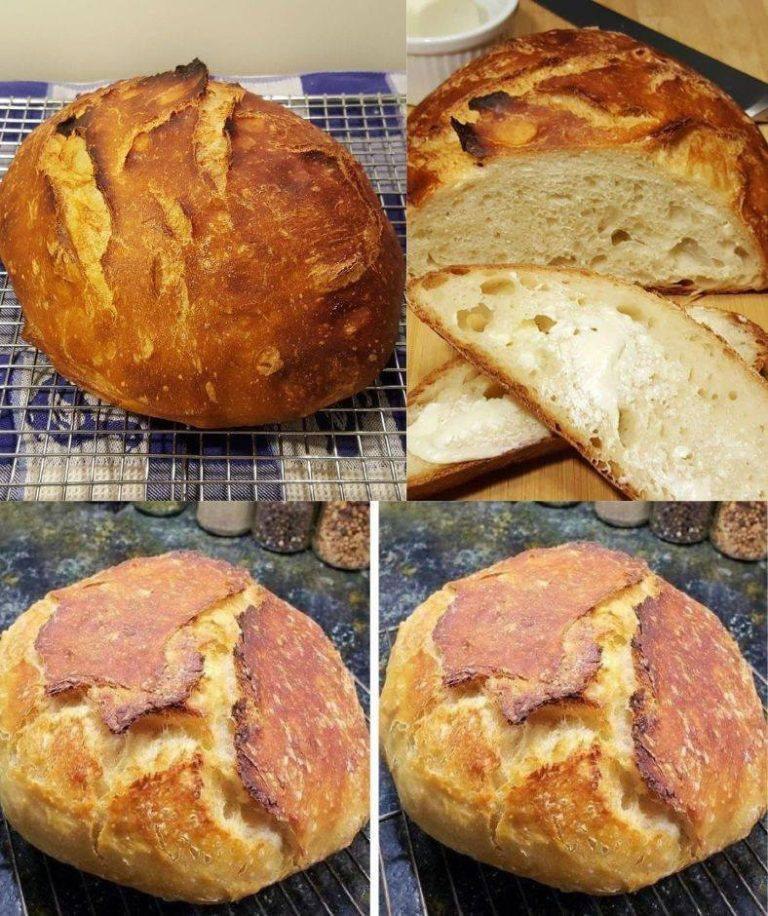 “Il Pane del Focolare: Ricetta Facile per un Pane Rustico Morbido Dentro e Croccante Fuori”