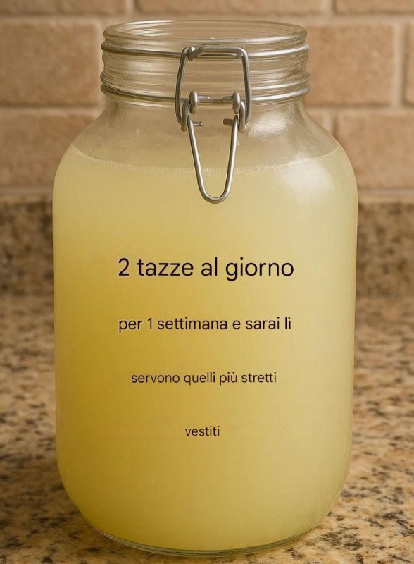 Bevanda dimagrante naturale: acqua tiepida, aceto di mele, zenzero e limone