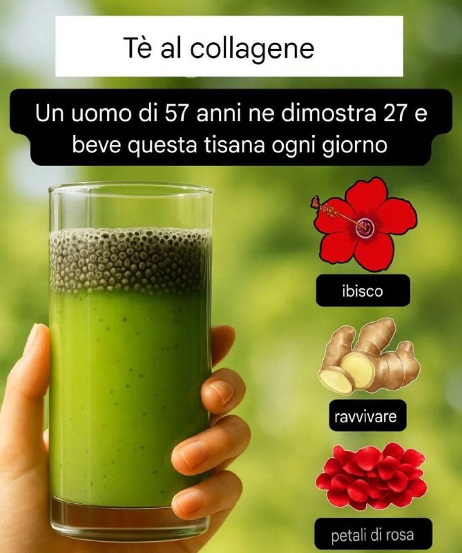 Tisana stimolante il collagene