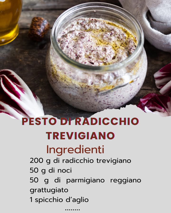Pesto di Radicchio Trevigiano: Un Condimento Rustico e Raffinato per Ogni Occasione