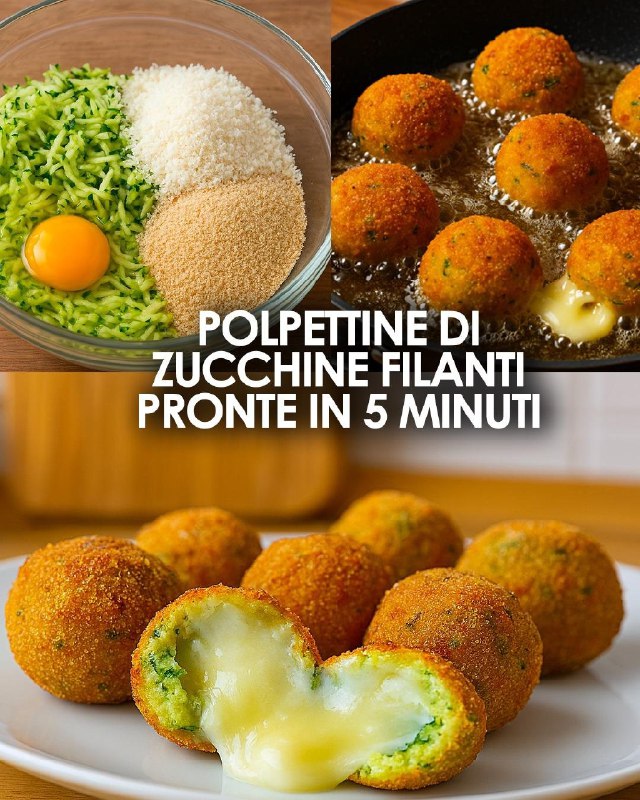 Polpette di Zucchine Croccanti e Filanti: Il Segreto della Mia Cucina che Fa Impazzire Tutti!”
