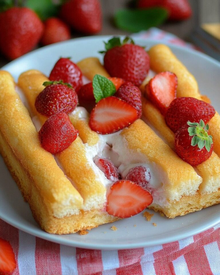 Torta Fredda di Pavesini alle Fragole: Il Dolce Estivo Senza Cottura che Conquista Tutti! 