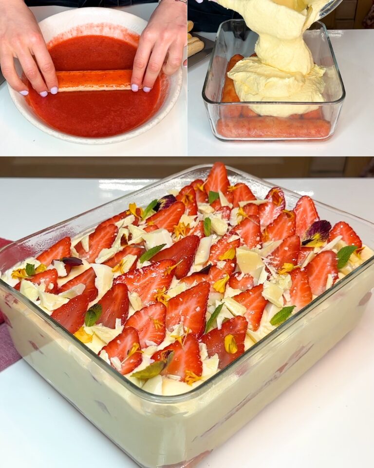 Tiramisù alle Fragole: Il Dolce Fresco che Incanta al Primo Cucchiaio 