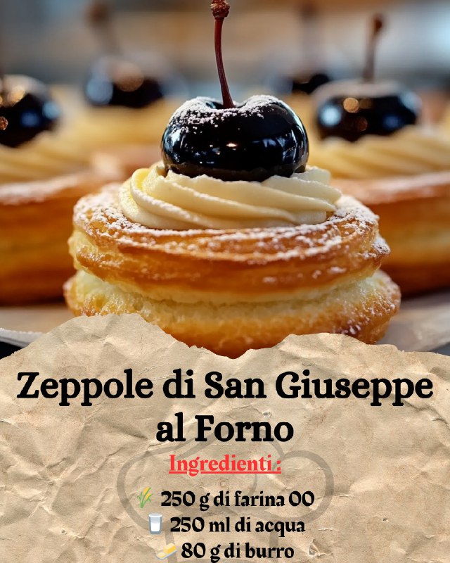 Zeppole al Forno di San Giuseppe: Il Cuore Dolce della Festa del Papà”