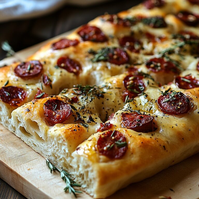 Focaccia Fuoco Latino": Il sapore intenso del Mediterraneo con un tocco speziato