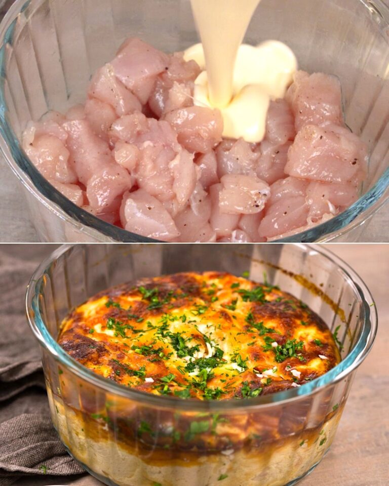 Frittata di Pollo al Forno: Il Segreto per una Cena Veloce, Cremosa e Irresistibile!
