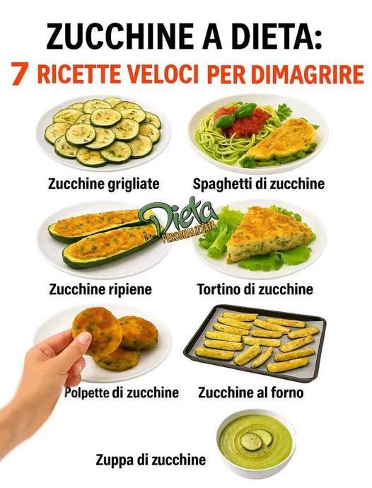 Zucchine a dieta
