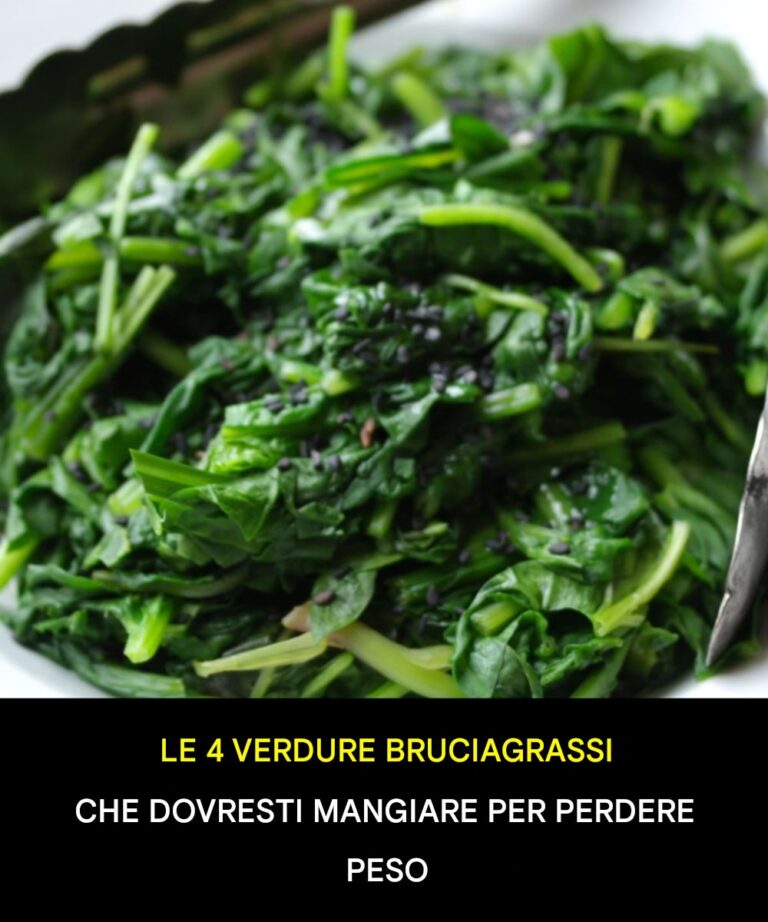 Le 4 verdure brucia grassi che dovresti mangiare per perdere peso