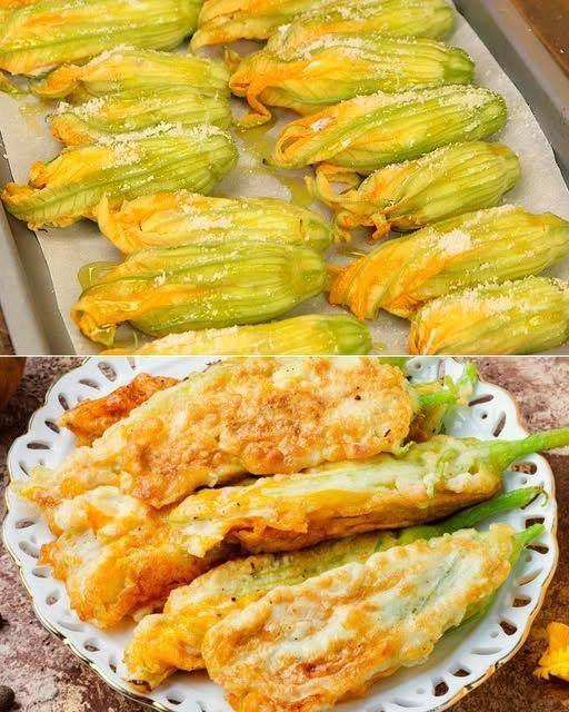 Fiori di zucca gratinati al forno: un antipasto leggero e profumato che conquista tutti