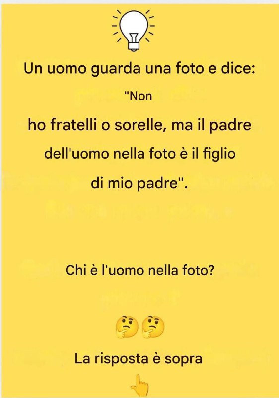 Un semplice indovinello... Riesci a trovare la risposta giusta?