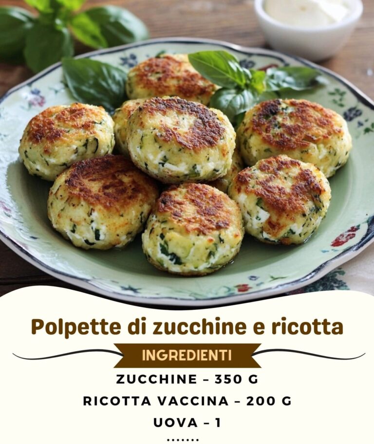 Polpette di Zucchine e Ricotta: Morbidezza Leggera per Ogni Occasione