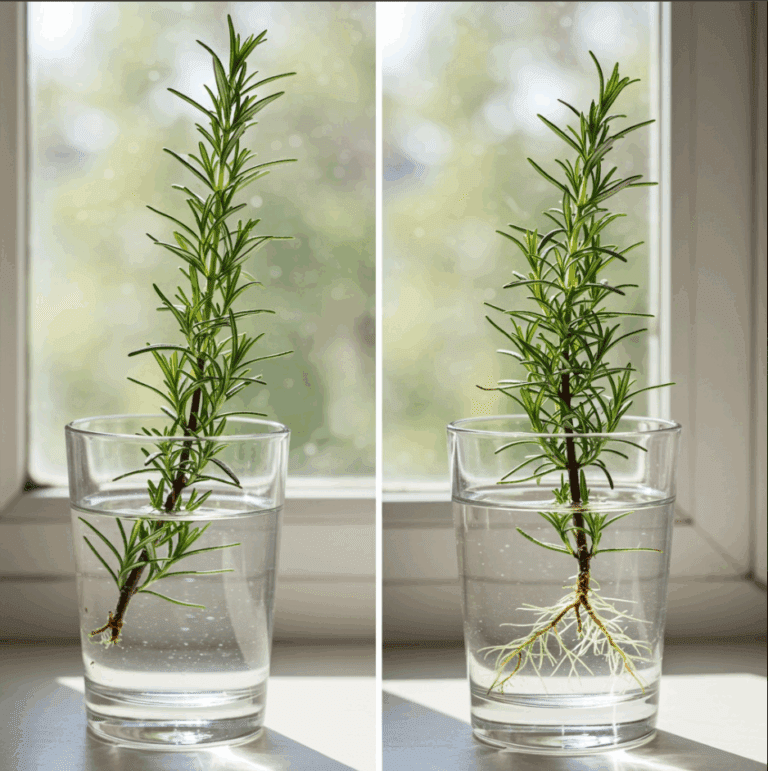Come propagare il rosmarino in acqua all'infinito, in pochi minuti