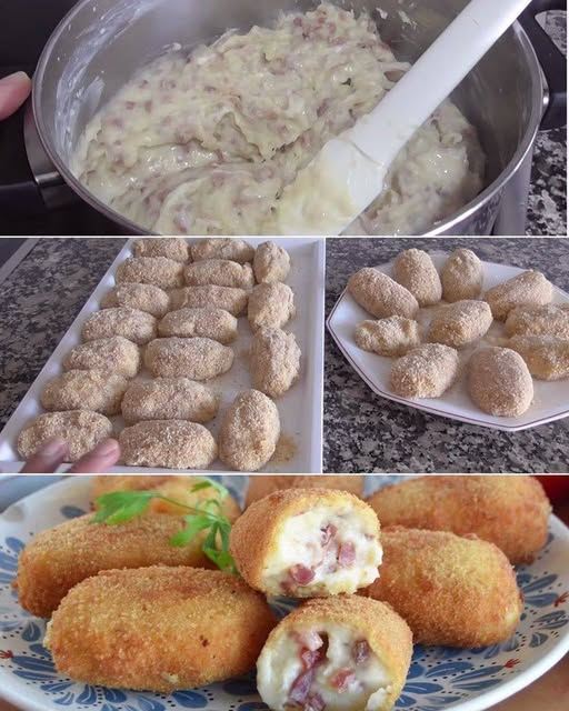 Crocchette Ripiene con Sorpresa: L’Impasto Segreto che Conquista Tutti!"