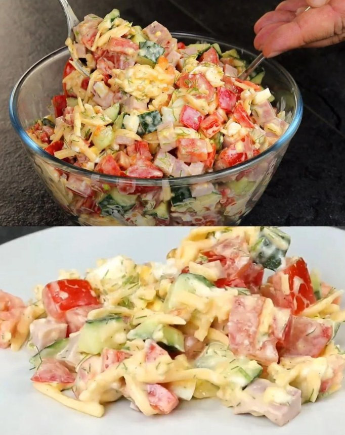 Esplosione di Freschezza: Insalata Ricca con Verdure Croccanti e Ingredienti Nutrienti