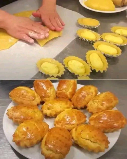 Pasticciotti dorati alla crema vellutata: il dolce rustico che conquista al primo morso