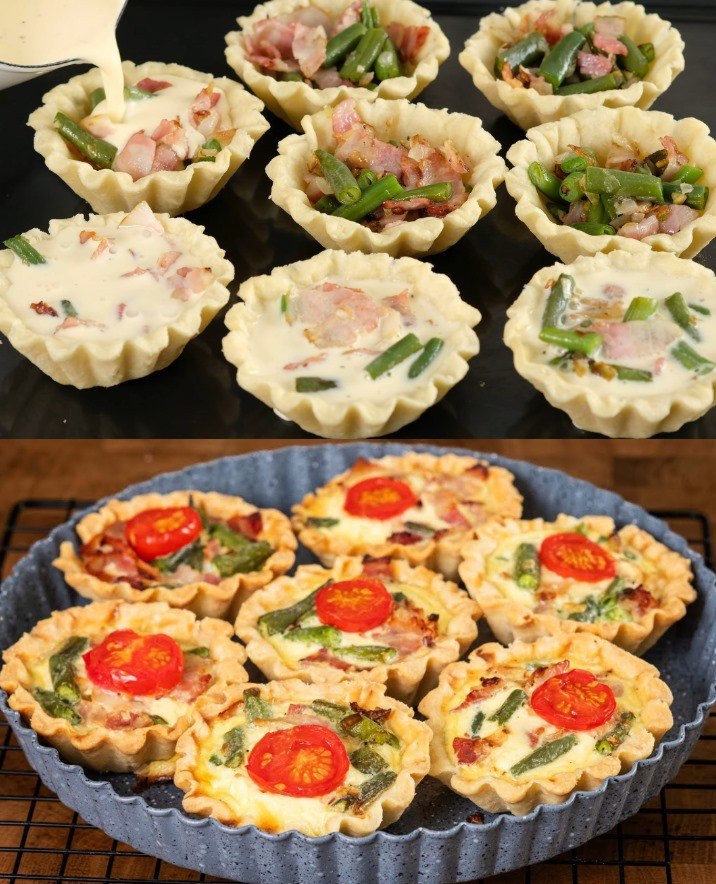 Mini Quiche Muffin: Il Boccone Perfetto tra Eleganza e Semplicità