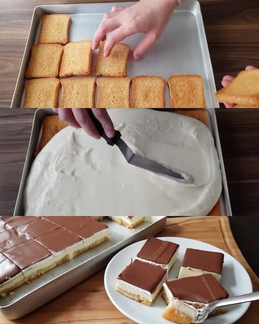 Delizia Fresca Senza Cottura con Fette Biscottate: Un Dolce Veloce e Goloso da Frigo