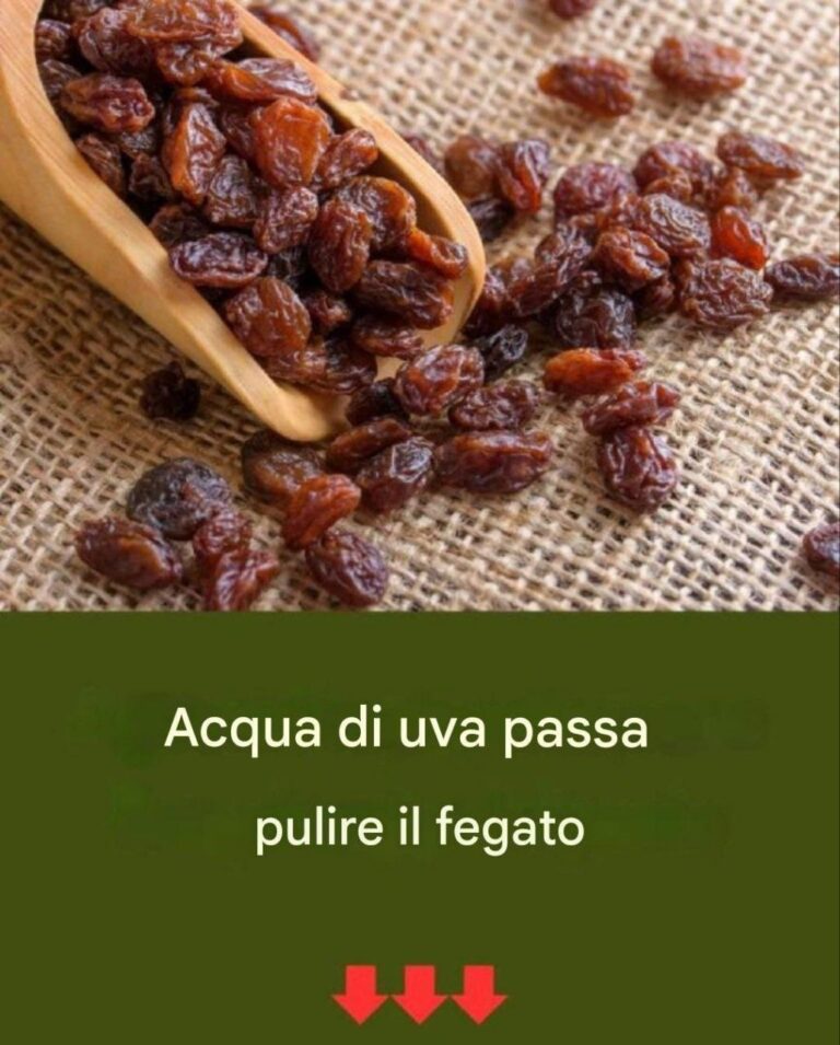 Acqua d'uvetta per depurare il fegato