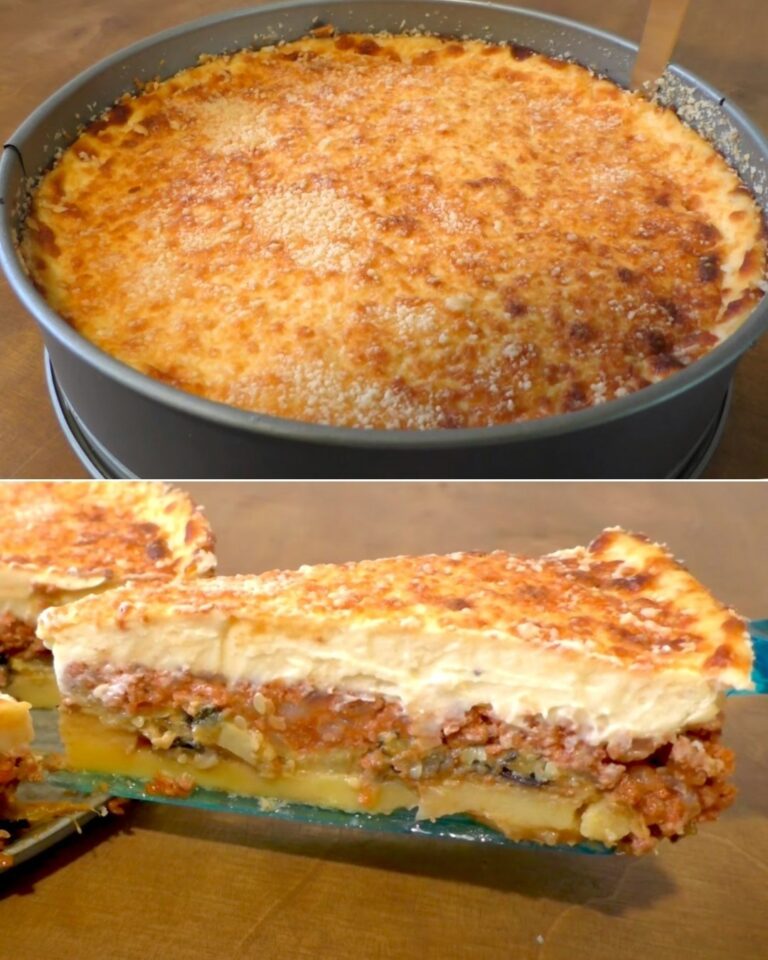 Moussaka da Re: Il Segreto Mediterraneo in una Torta Salata dal Cuore Filante"