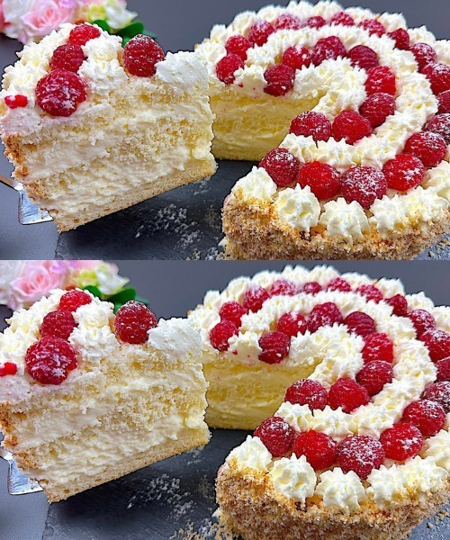 Torta Nuvola alla Crema Vanigliata – La Dolcezza che si Scioglie in Bocca