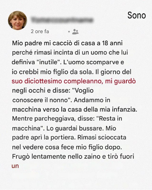 Mio padre mi ha cacciata di casa quando ha scoperto che ero incinta. 18 anni dopo, mio ​​figlio è andato a trovarlo.