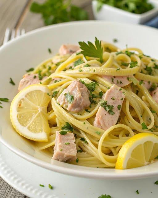 Linguine al Tonno e Limone: Freschezza Mediterranea in Tavola