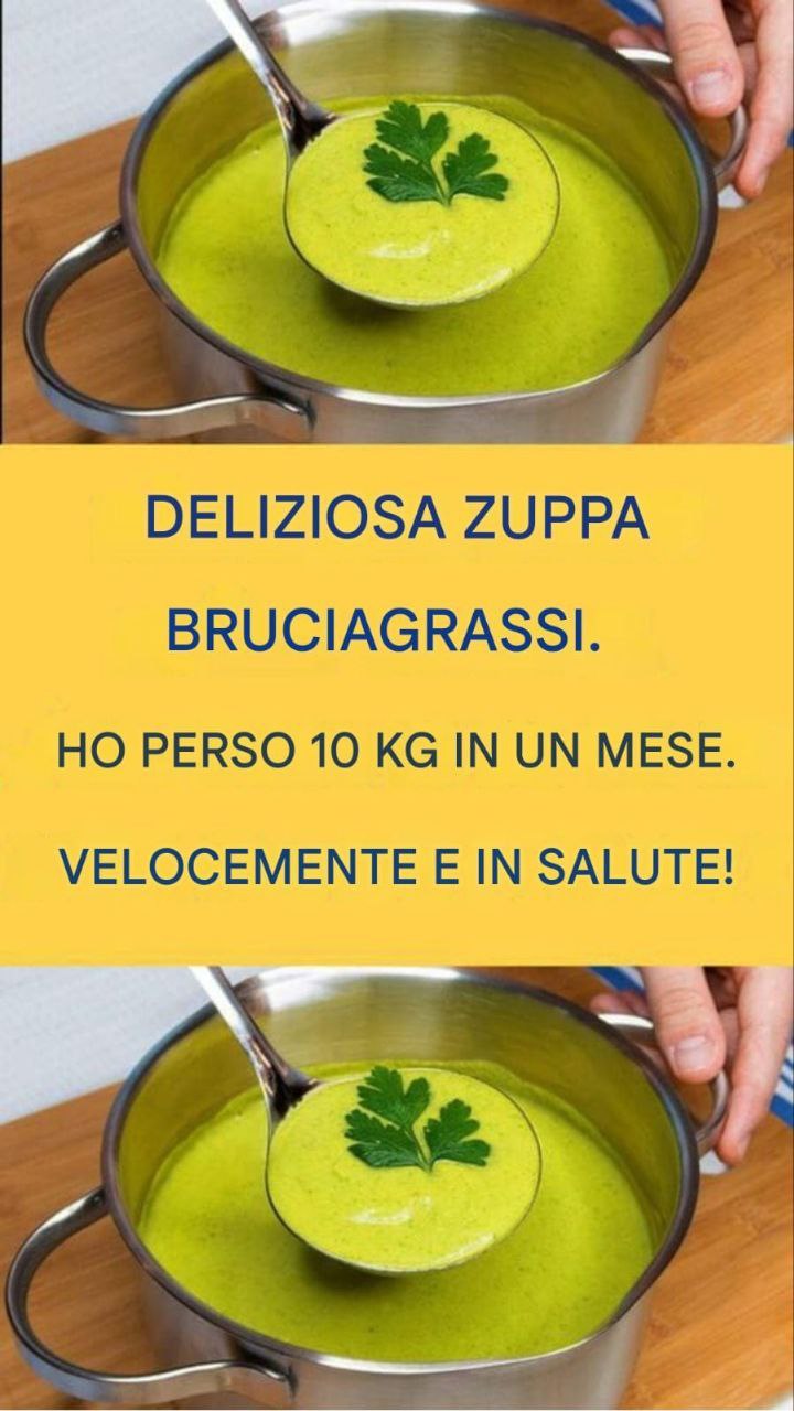 Deliziosa zuppa brucia grassi. Ho perso 10 kg in un mese. Veloce e salutare!