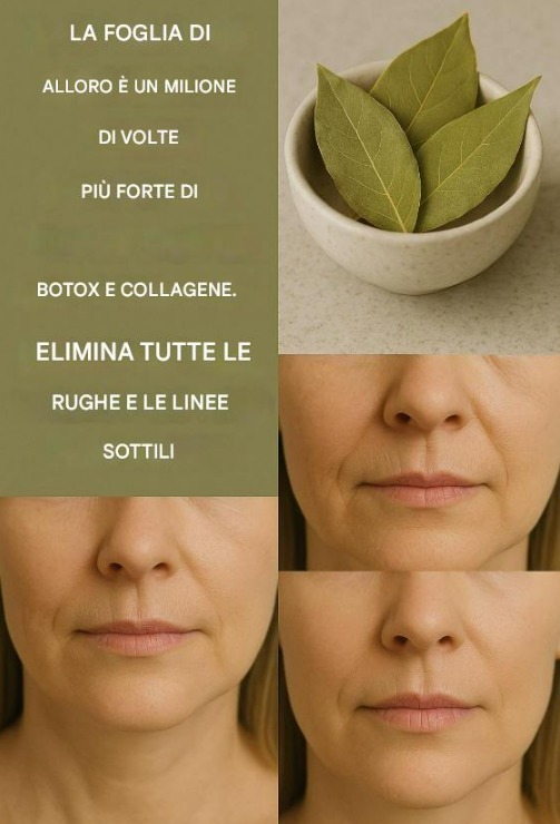 “Elisir naturale all’alloro: il segreto anti-età che rigenera la pelle”