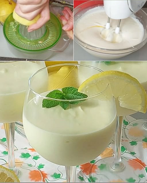 Delizia Gelata al Limone: Il Dessert Fresco che Fa Venire l’Acquolina in Bocca"