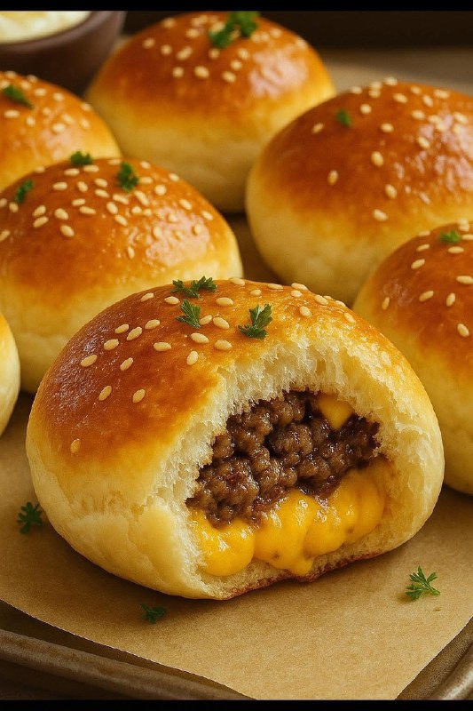 Pane Soffice Ripieno di Carne e Formaggio: Un Tesoro da Forno